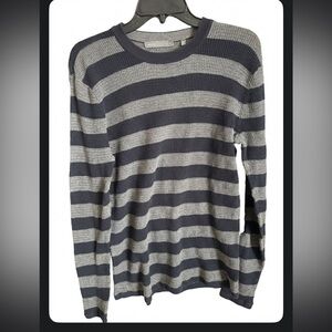 Vince Gray and Navy Thermal Top